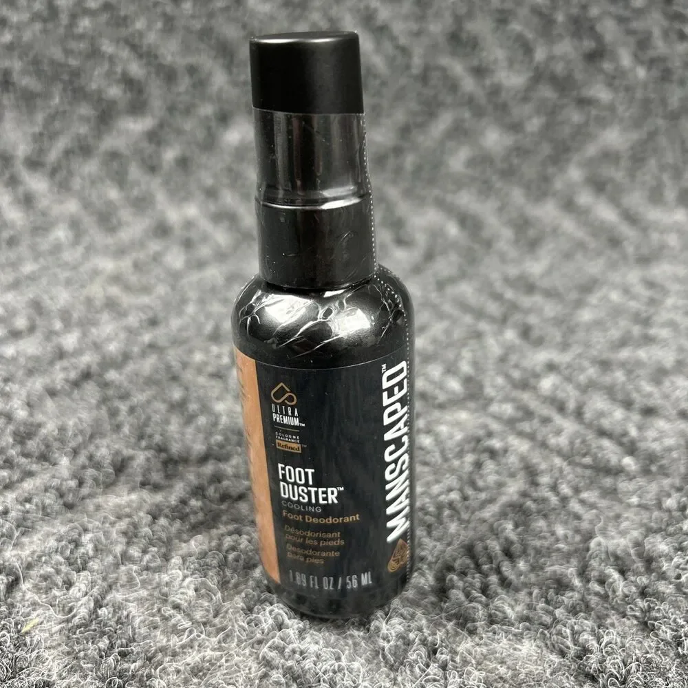 MANSCAPED The Foot Duster Mens Cooling Foot Deodorant Spray 1.89 Oz Sealed